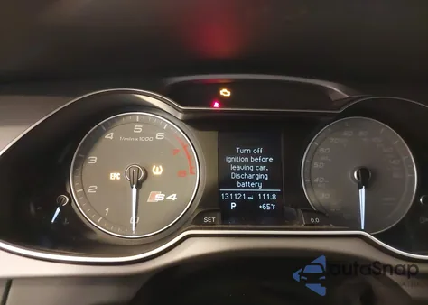 2013 Audi S4 3.0T Premium Plus from USA, damaged, VIN WAUBGAFL2DA161507